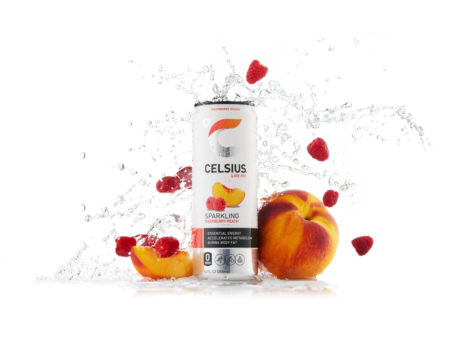 Celsius Raspberry Peach (355ml)