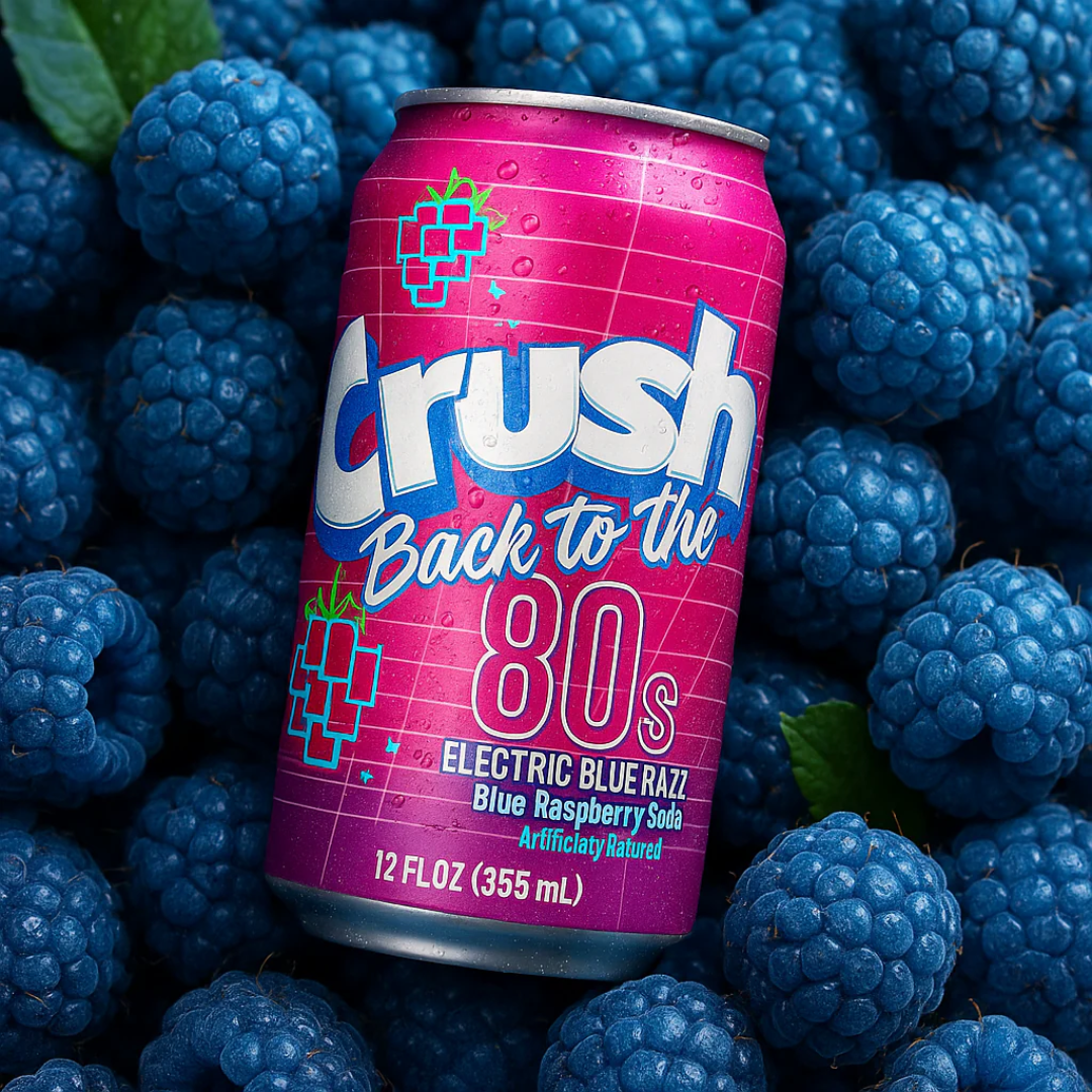 Crush Back To The 80s Electric Blue Razz