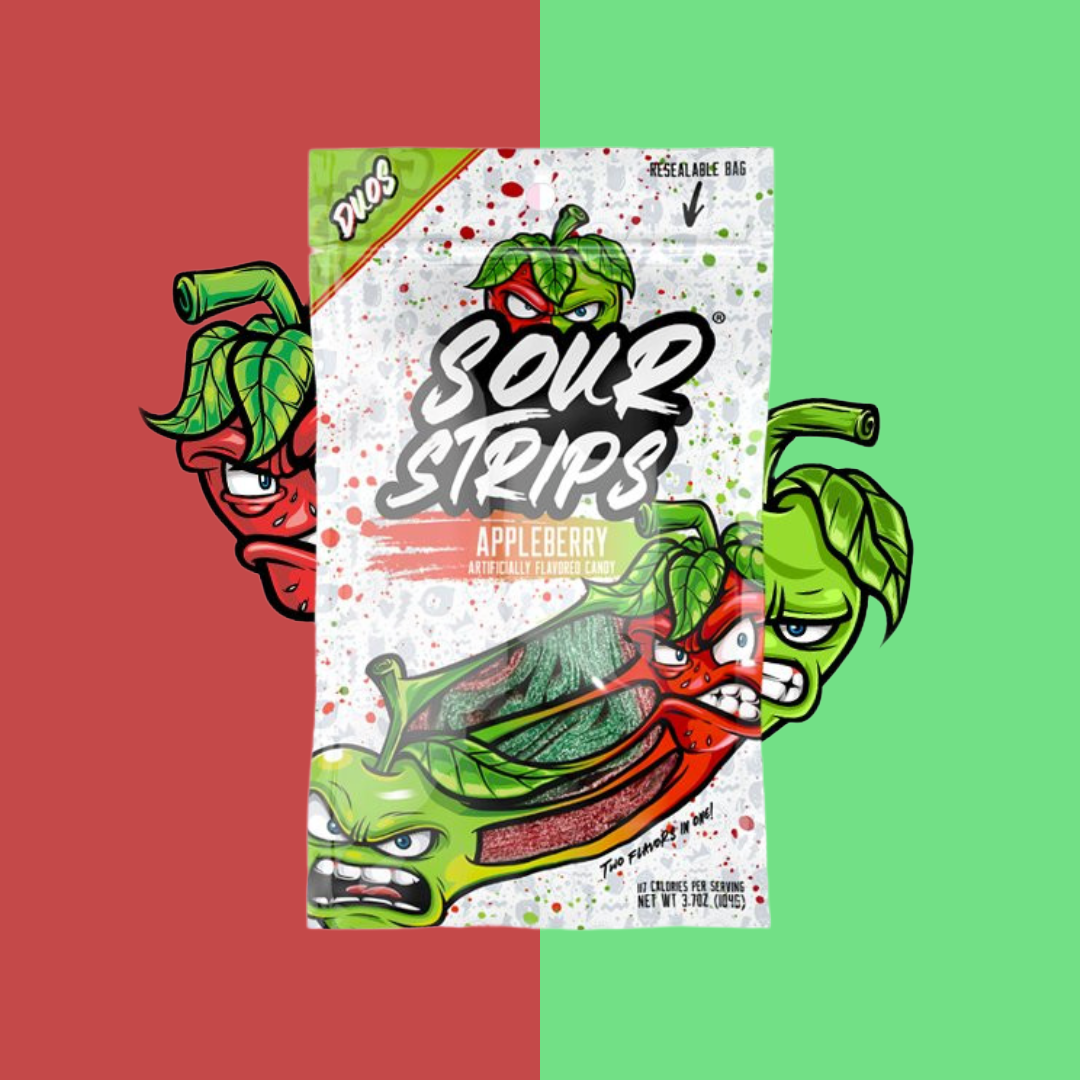 Sour Strips Duos Appleberry (96g)