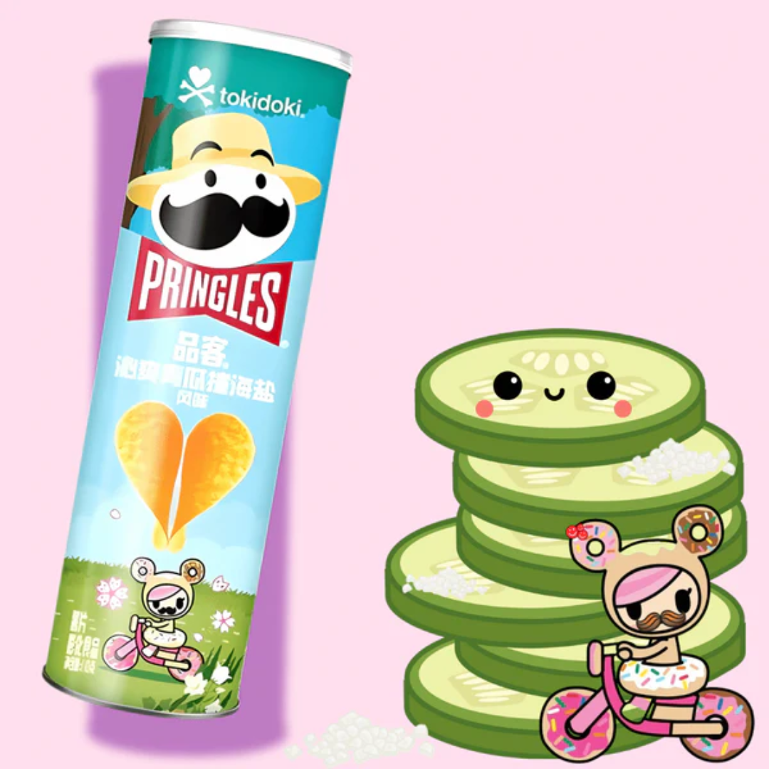 Pringles Cucumber & Salt Flavour 115g (China) Tokidoki