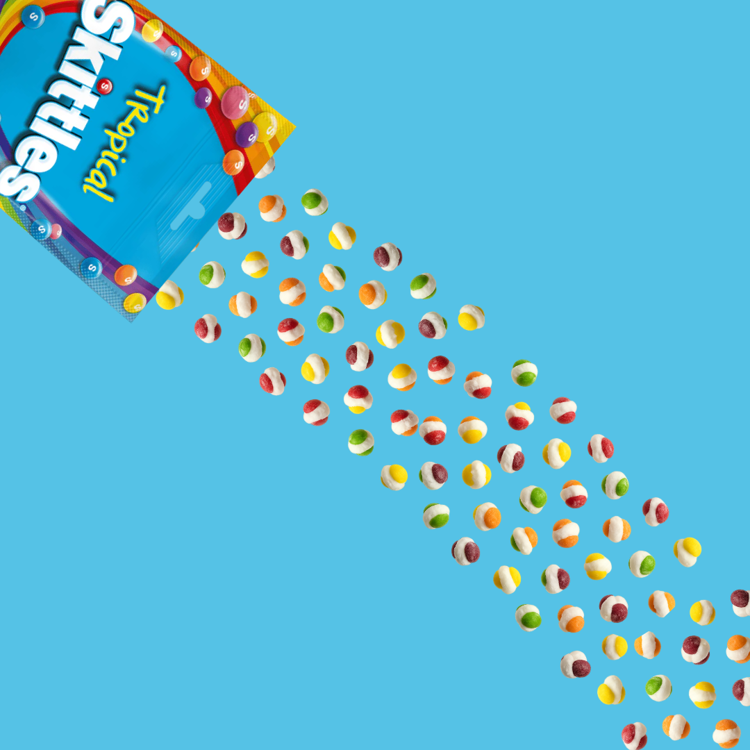 Skittles Tropical Freeze Dried (120g)