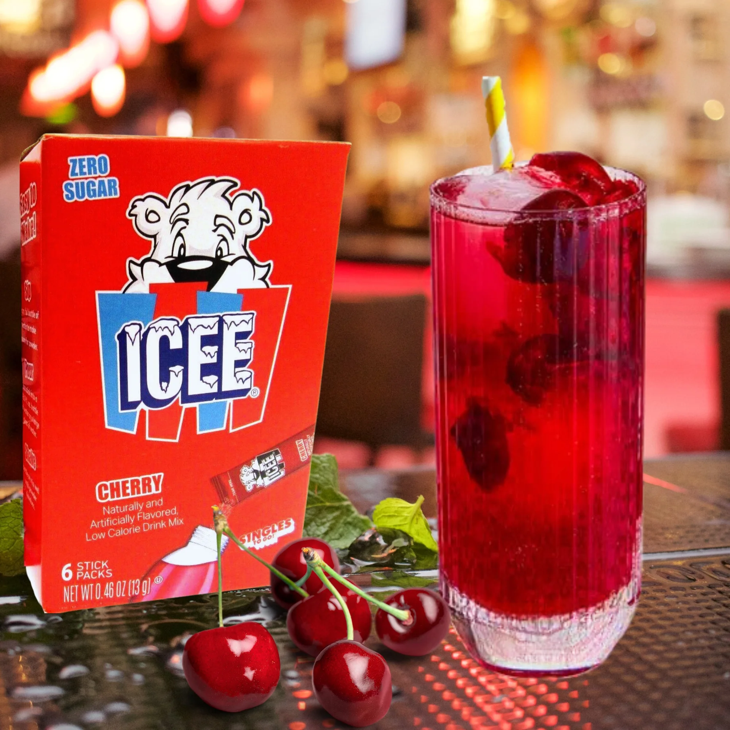 ICEE Cherry Stg (6 sticks)