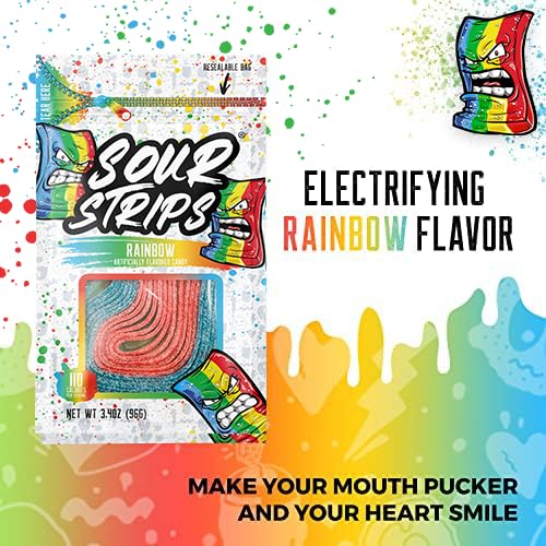 Sour Strips Rainbow (96g)