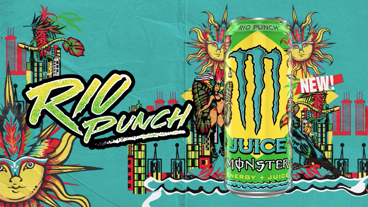 Monster Rio Punch Energy + Juice (473ml)