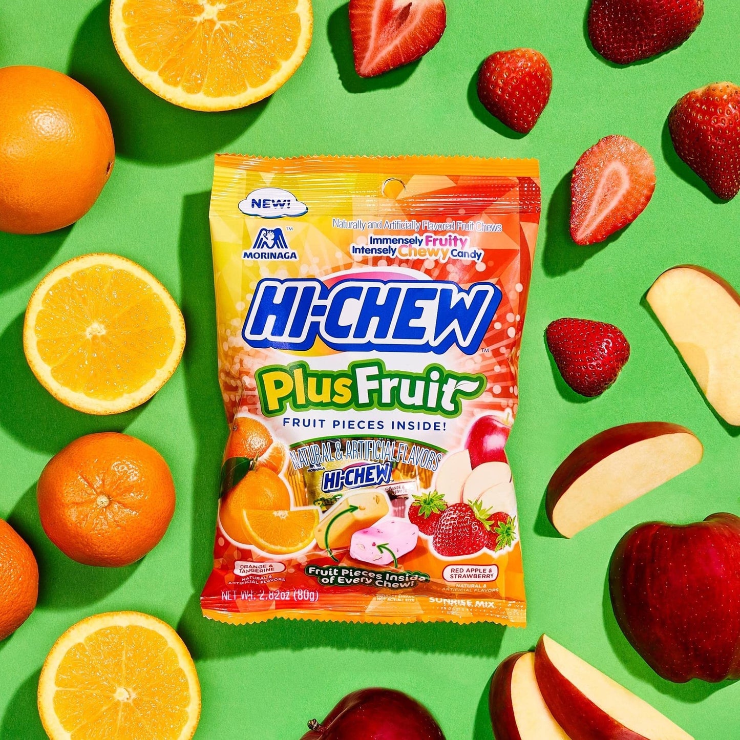 Hi Chew Plus Fruit (80g)