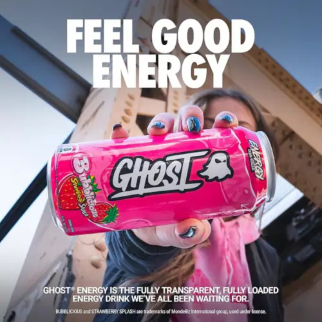 Ghost Bubblicious Strawberry (473ml)