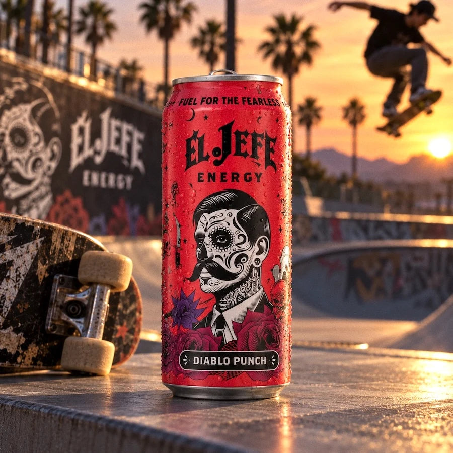 RANDOM FLAVOUR - El Jefe Energy (473mL) - FINAL SALE!