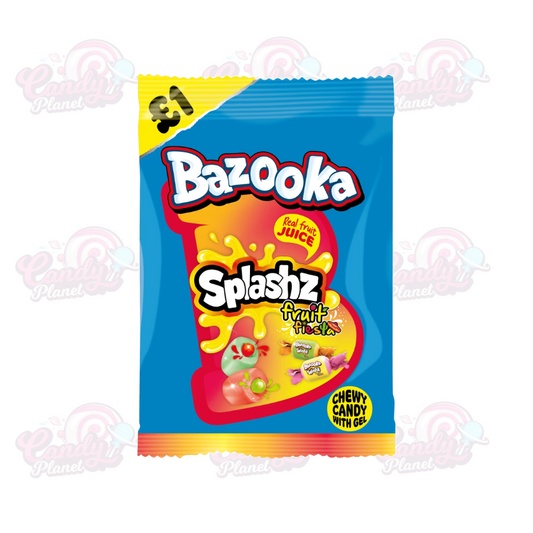 Bazooka Splashz Fruit Fiesta (120g)