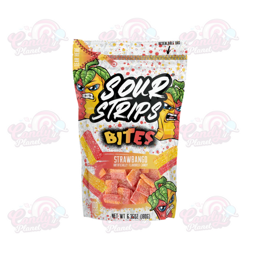 Sour Strips Bites Strawbango (180g)