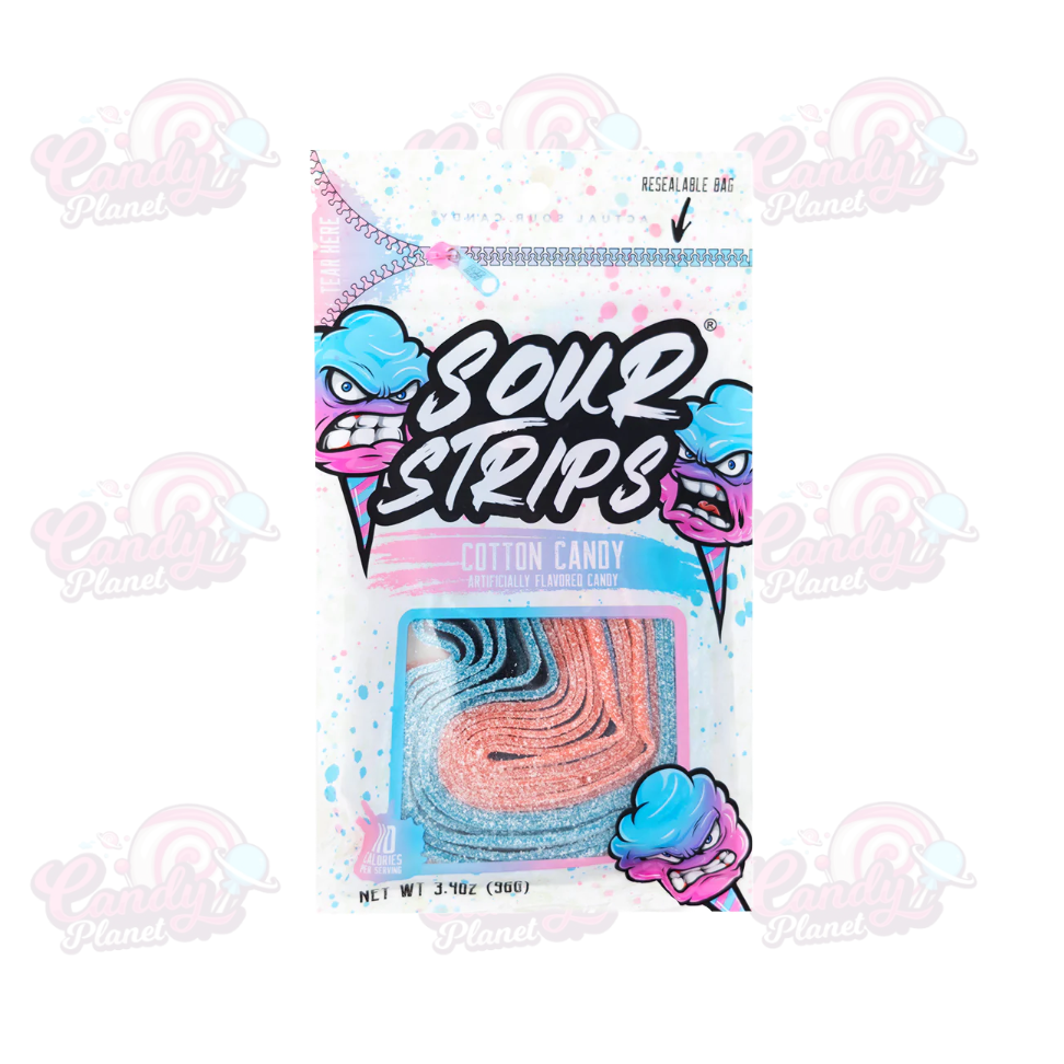 Sour Strips Cotton Candy (96g)