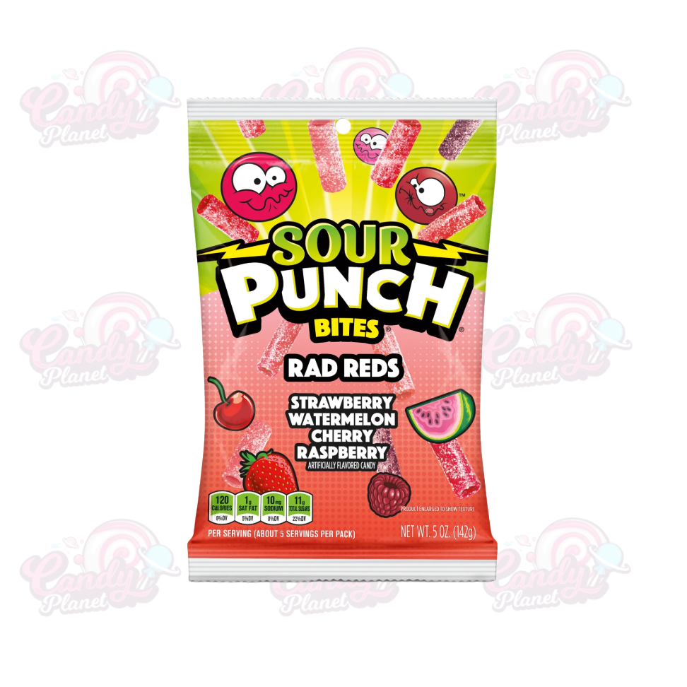 Sour Punch Bites Rad Reds (142g)