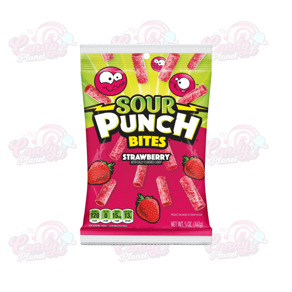 Sour Punch Bites Strawberry (142g)