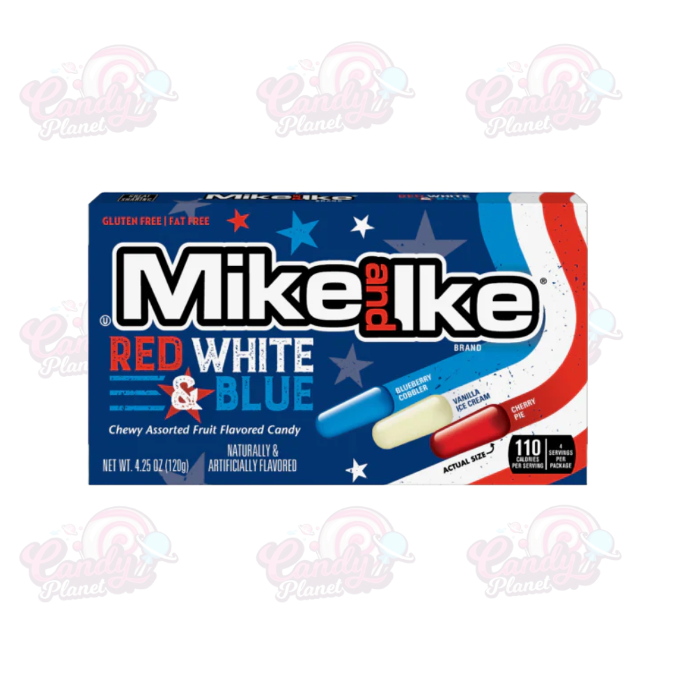 Mike And Ike Red White & Blue Theatre Box (120g)