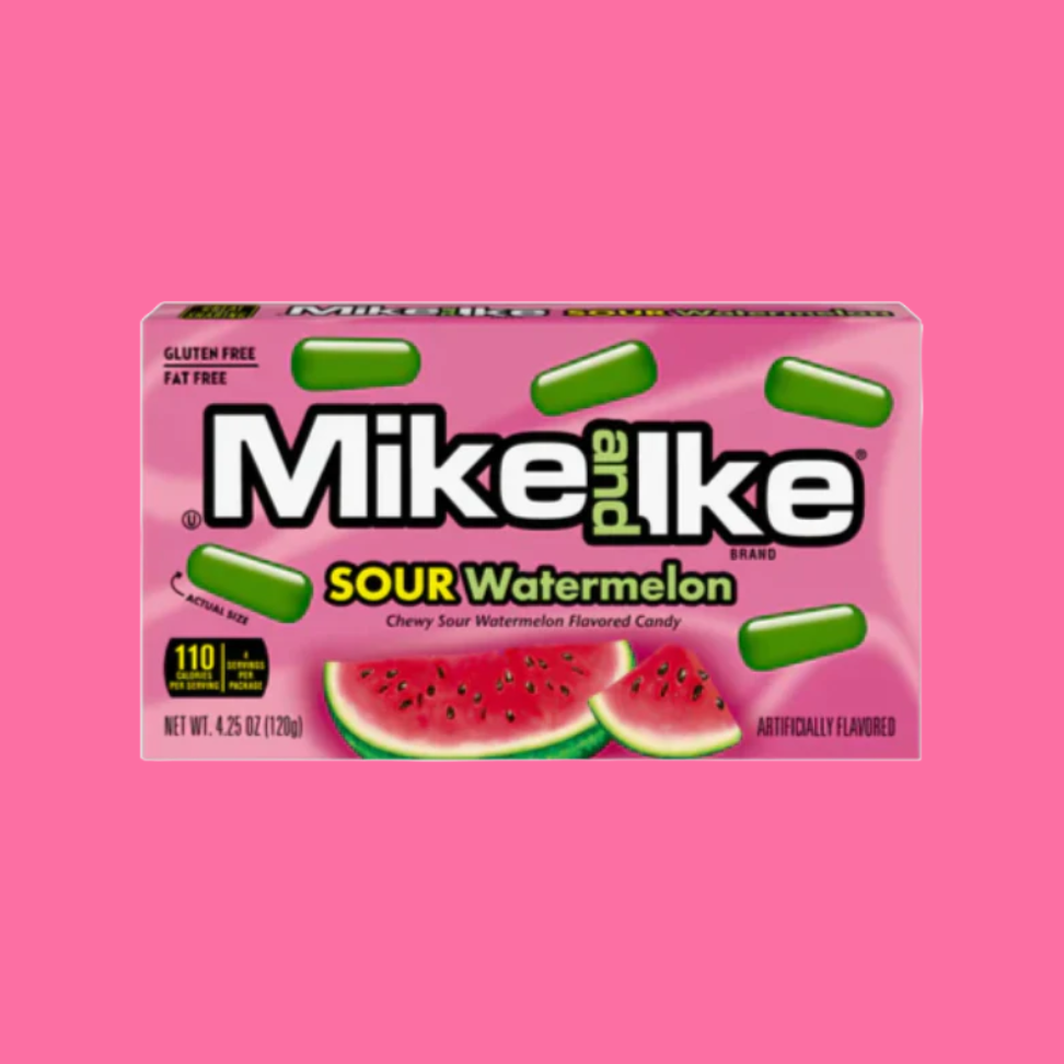 Mike And Ike Sour Watermelon Theatre Box (120g)