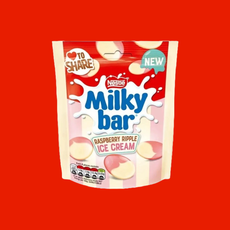 Milky Bar Raspberry Ripple Ice Cream (86g)