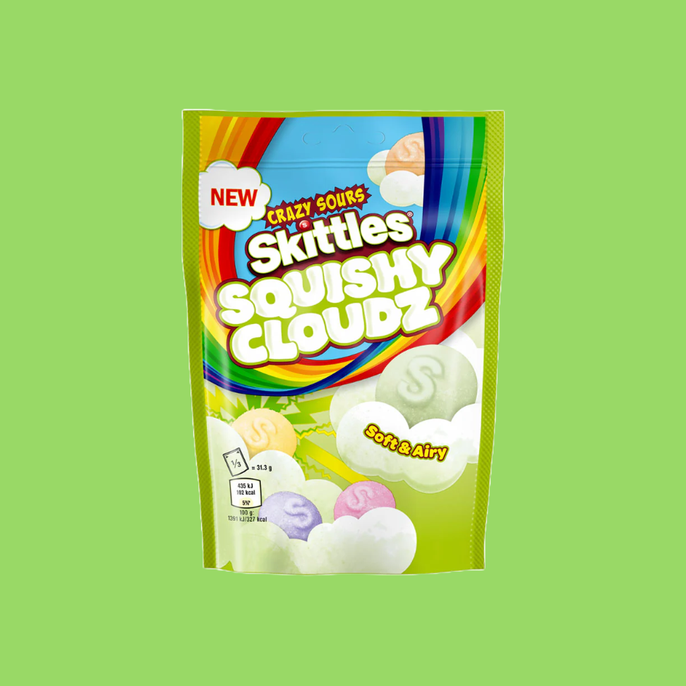 Skittles Squishy Cloudz Crazy Sours (94g)