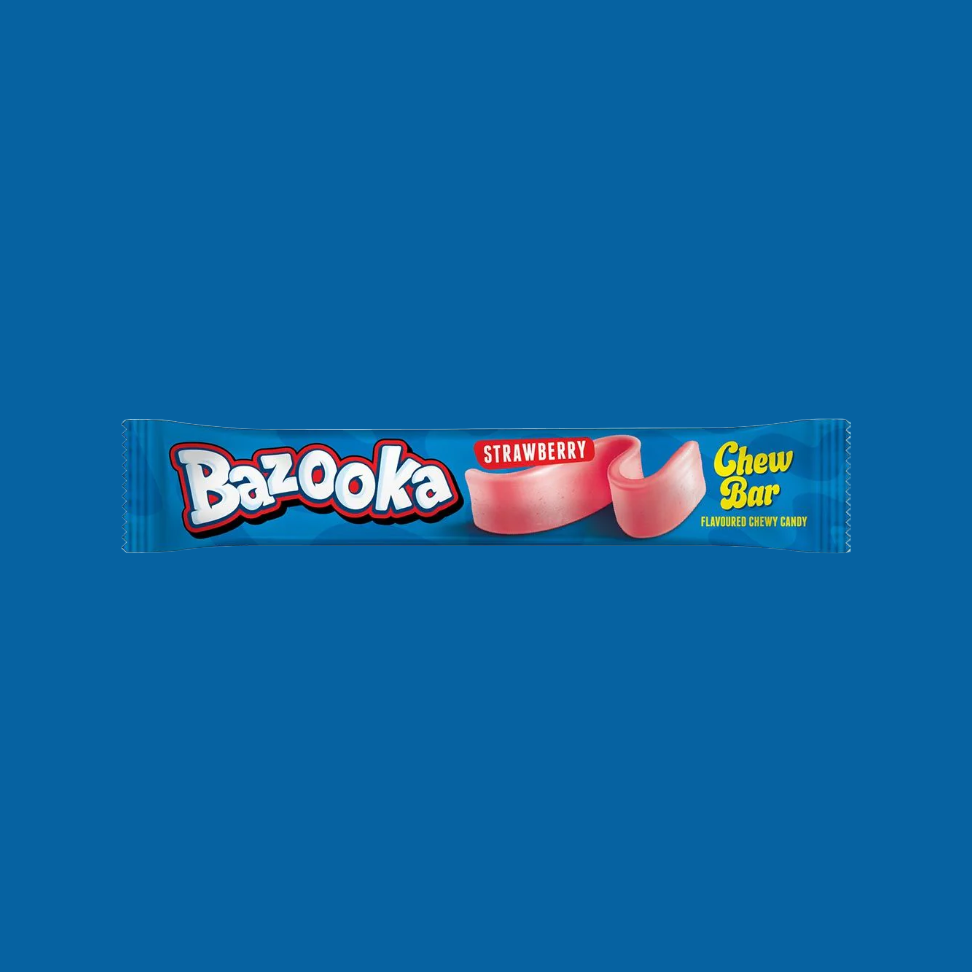 Bazooka Chew Bar Strawberry (14g)