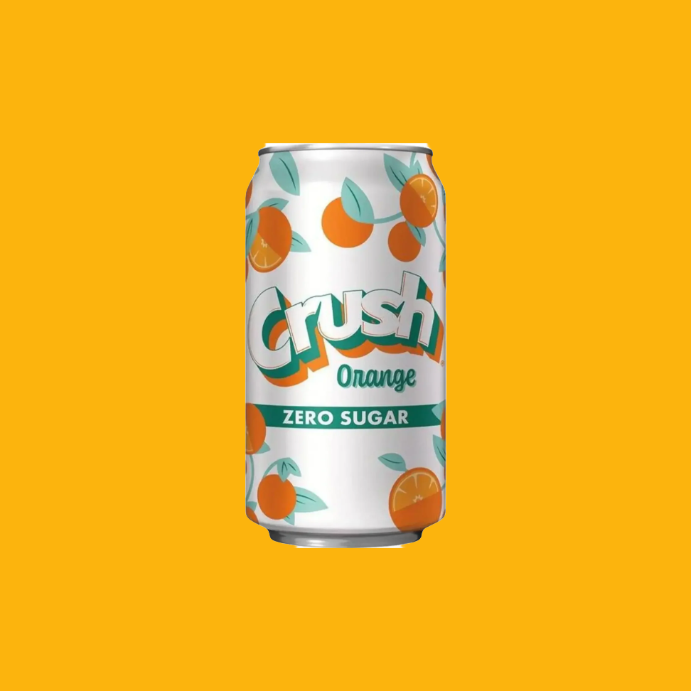 Crush Orange Zero Sugar (355ml)