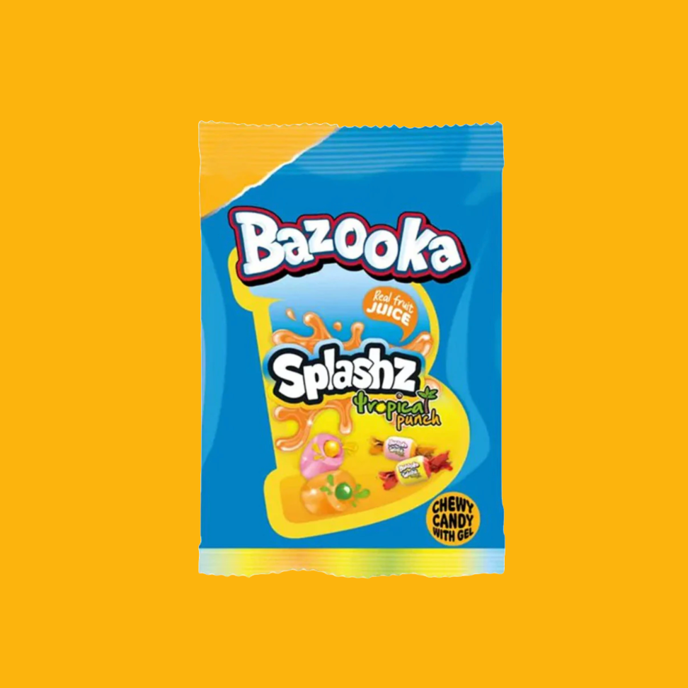 Bazooka Splashz Tropical Punch (120g)