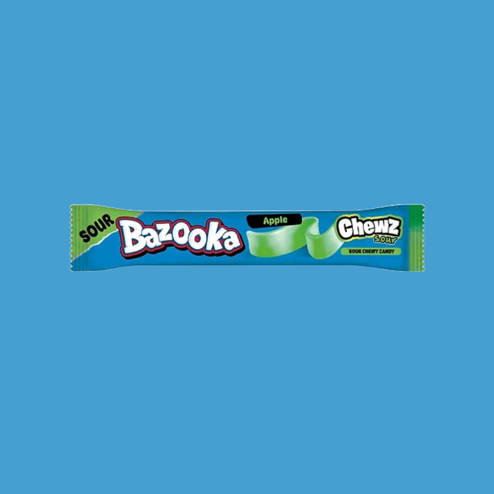 Bazooka Chewz Sour Apple (14g)