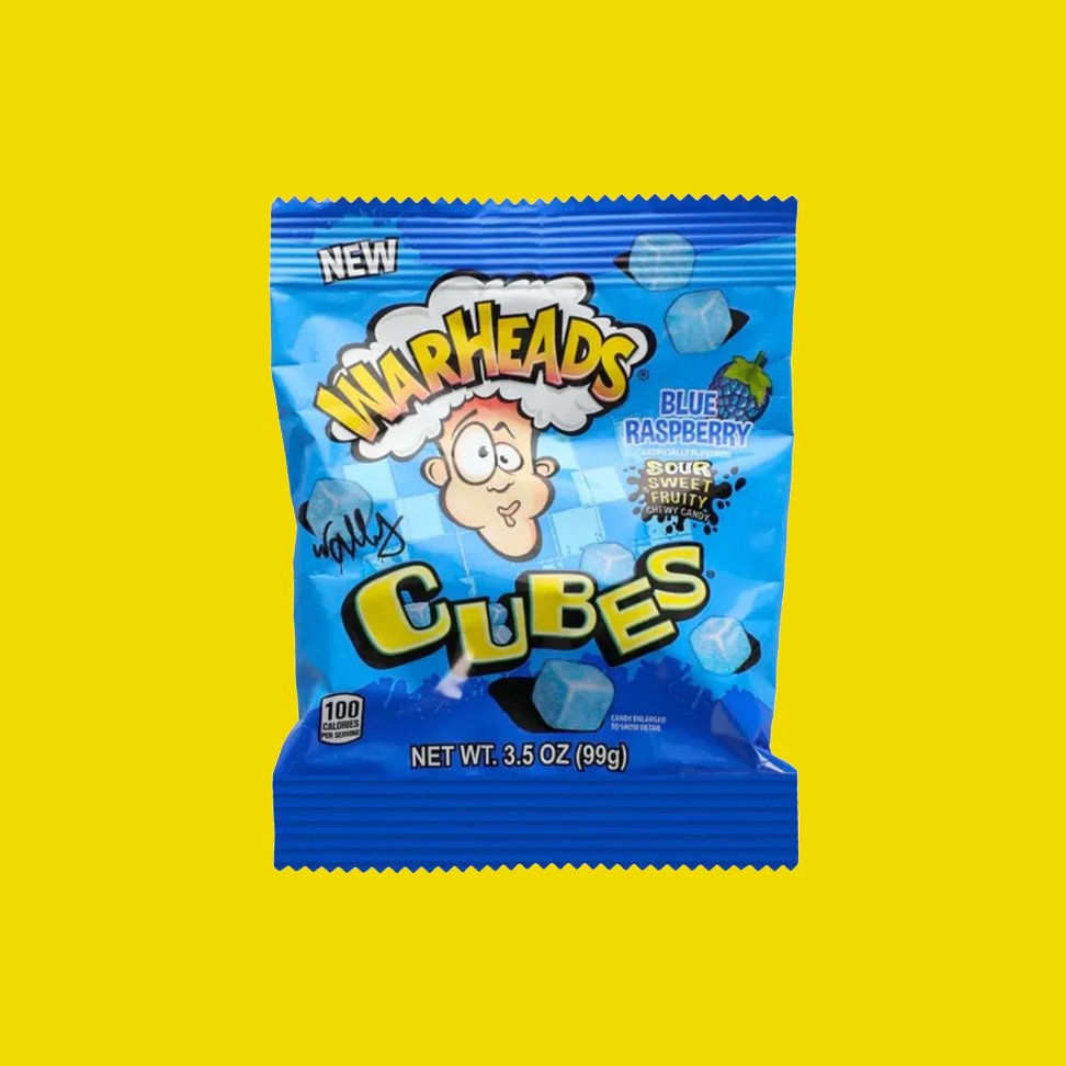 Warheads Cubes Blue Raspberry (99g)