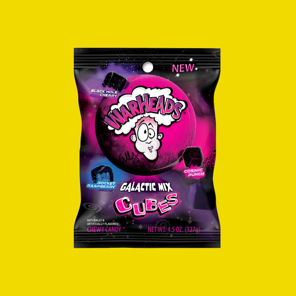 Warheads Galactic Mix Cubes (127g)