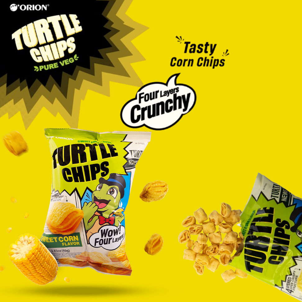 Turtle Chips Sweet Corn (160g)