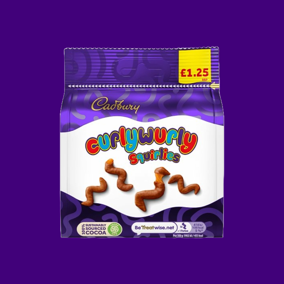 Cadbury Curlywurly Squirlies (85g) UK