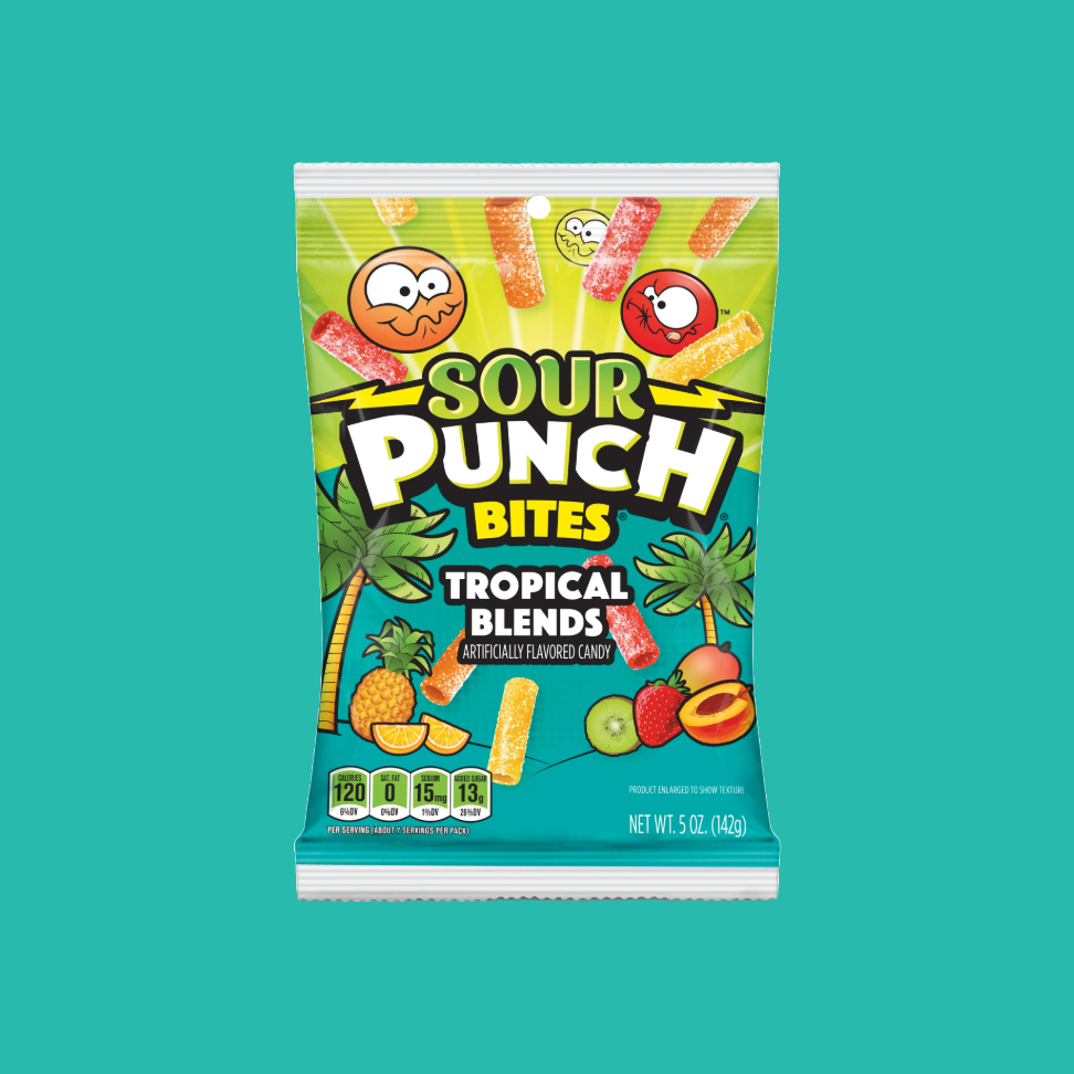 Sour Punch Bites Tropical Blends (142g)