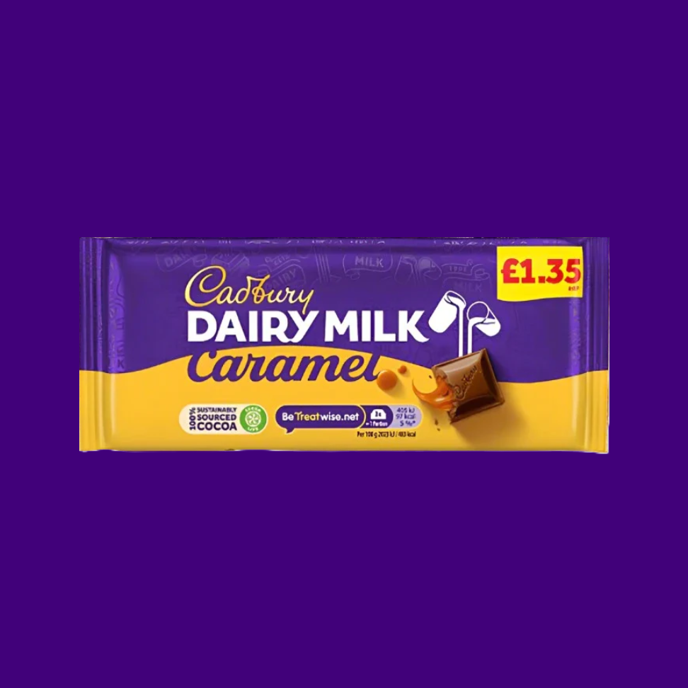 Cadbury Dairy Milk Caramel (120g) UK