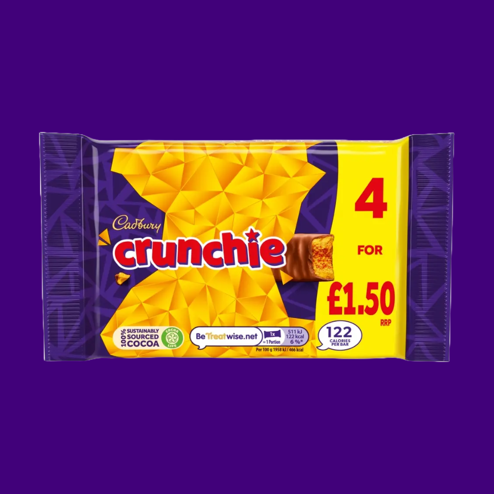 Cadbury Crunchie X 4 (104.4g)