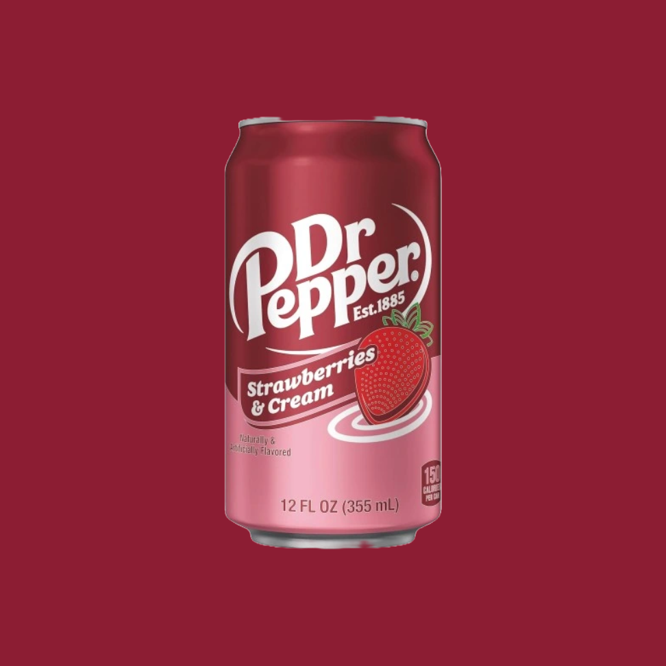 Dr Pepper Strawberry & Cream (355mL)