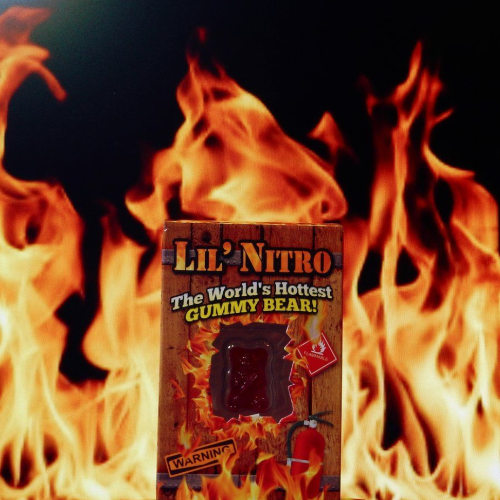 Lil' Nitro WARNING * THE WORLD HOTTEST GUMMY BEAR