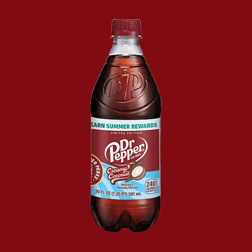 Dr Pepper Creamy Coconut Bottle (591ml)