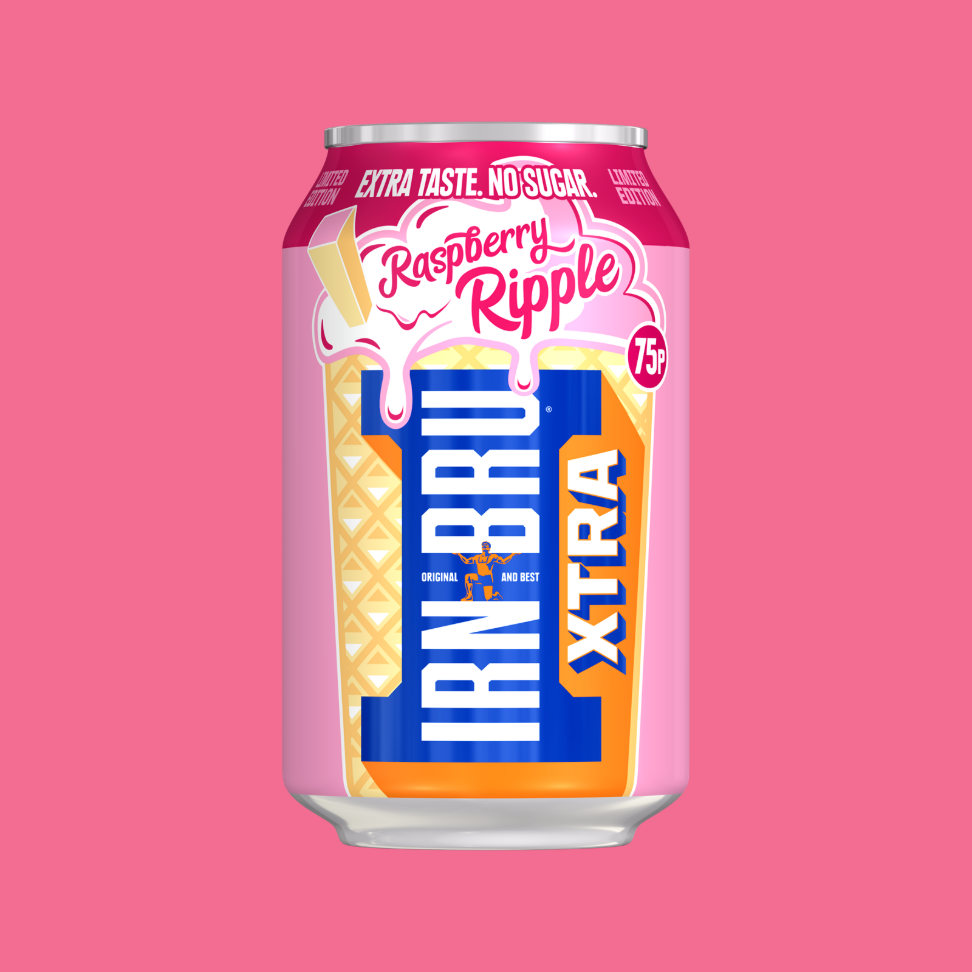 IRN BRU XTRA Raspberry Ripple (330ml)