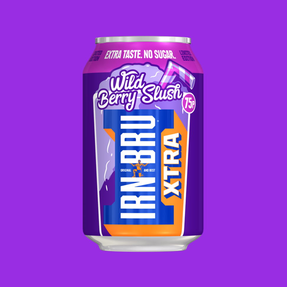 IRN BRU XTRA Wild Berry Slush (330ml)