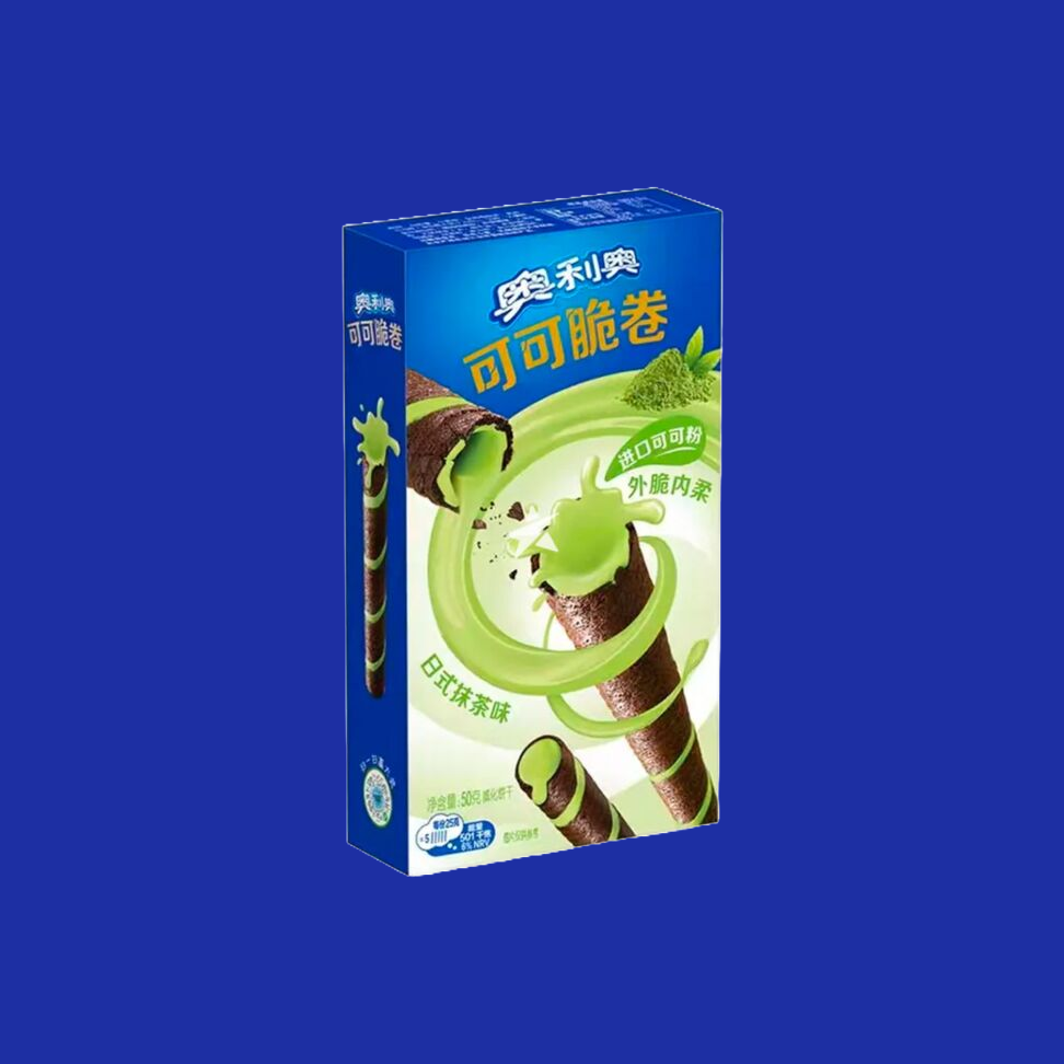 Oreo Green Tea Matcha Crisp Roll (50g) Korea