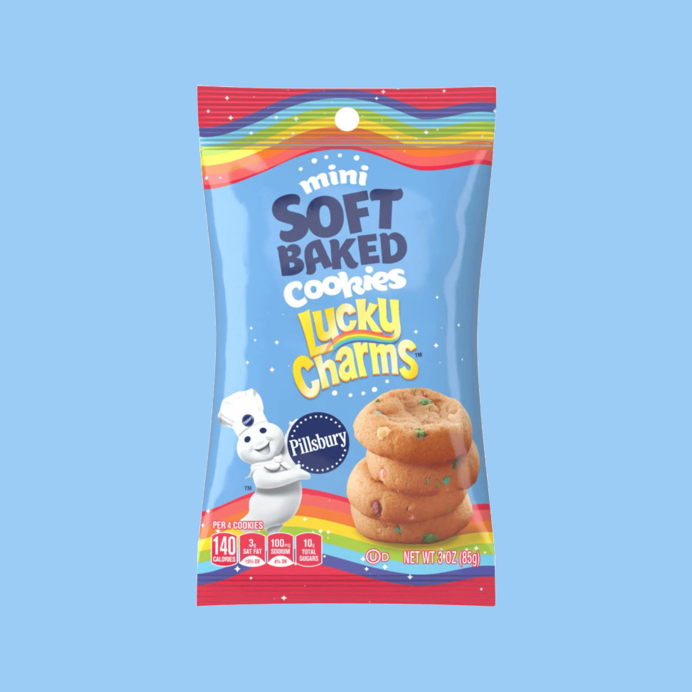 Pillsbury Mini Soft Baked Cookies Lucky Charms (85g)