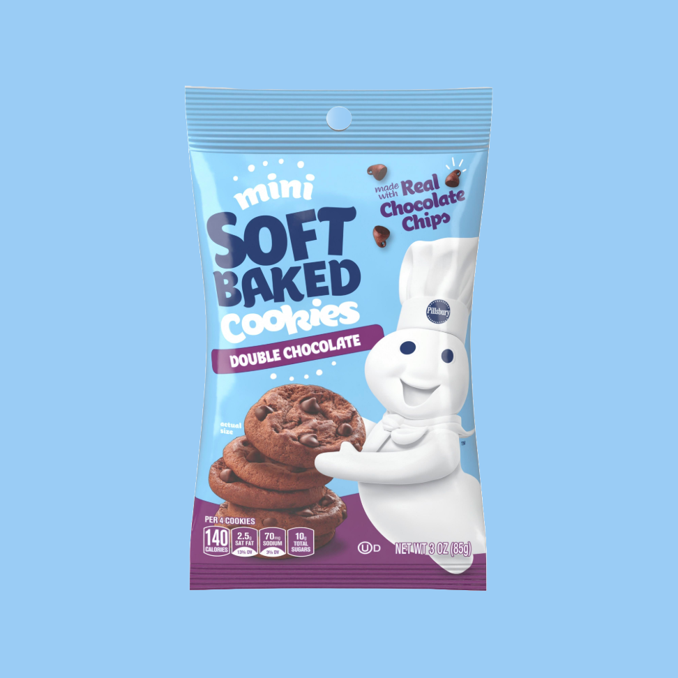 Pillsbury Soft Baked Cookies Double Chocolate (85g)