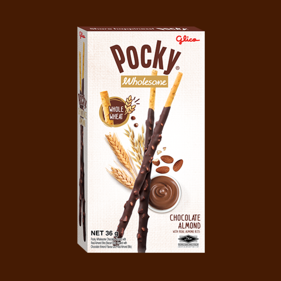 Pocky Wholesome Chocolate Almond (36g)