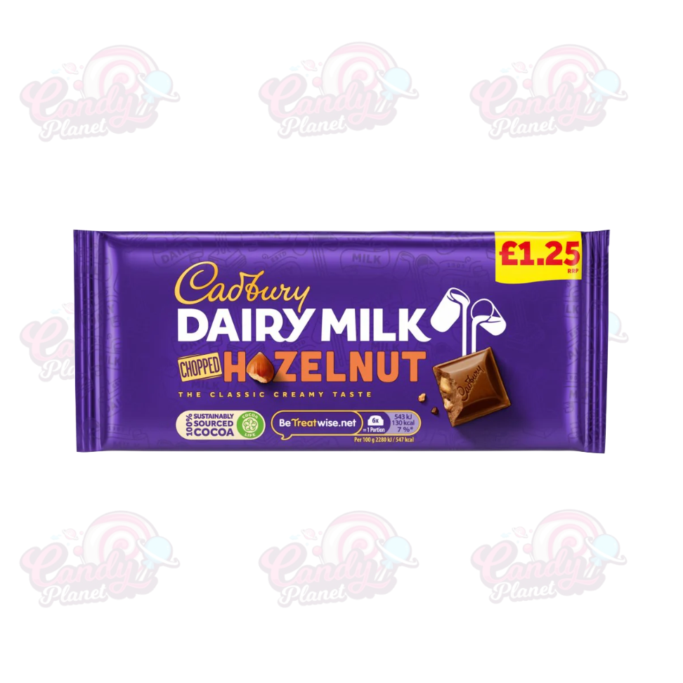 Cadbury Dairy Milk Hazelnut (95g) UK