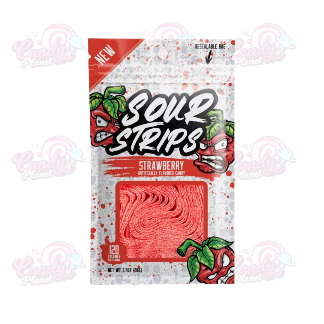 Sour Strips Strawberry (96g)