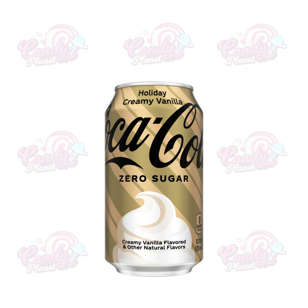 Coca-Cola Holiday Creamy Vanilla Zero Sugar (355ml)