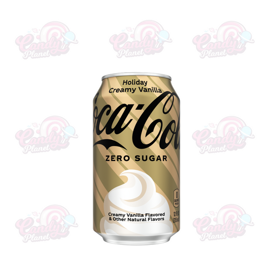 Coca-Cola Holiday Creamy Vanilla Zero Sugar (355ml)