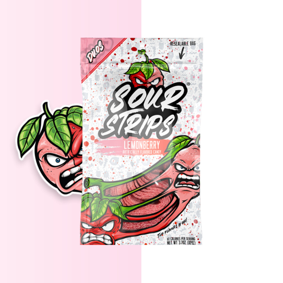 Sour Strips Duos Lemonberry (96g)