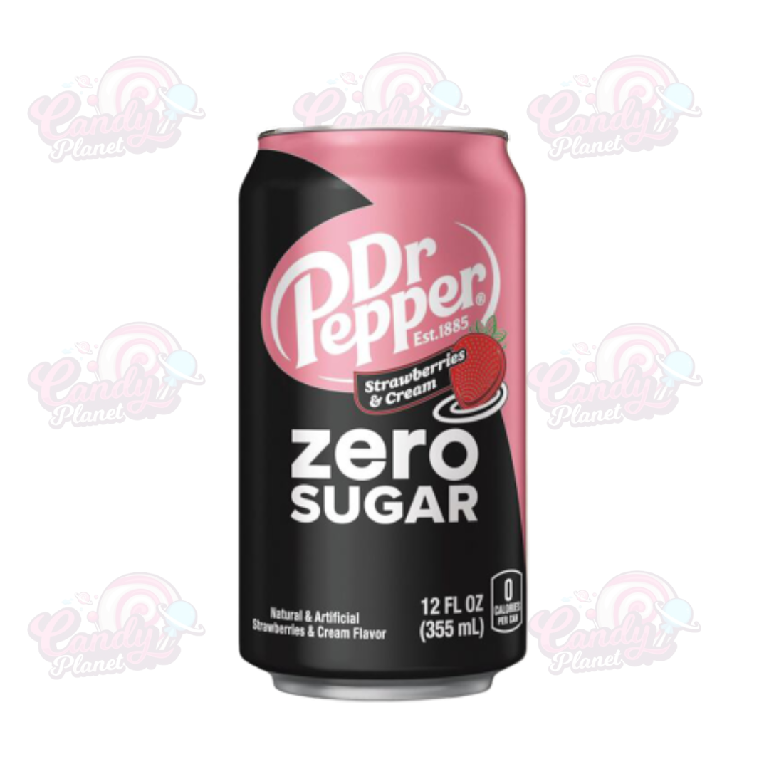 Dr Pepper Strawberry & Cream Zero Sugar (355ml)