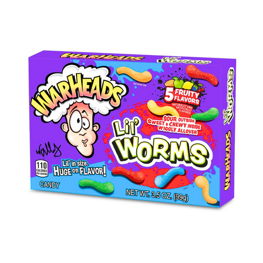 Warheads Lil' Worms Theatre Box (99g)